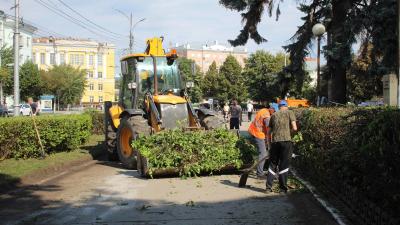 В Рязани привели в порядок Театральную площадь