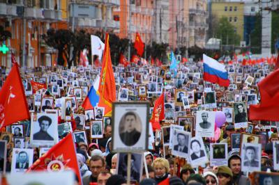 Рязанцы смогут бесплатно распечатать портреты к шествию «Бессмертного полка»