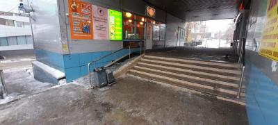 Пешеходный переход у автовокзала в Рязани почистили
