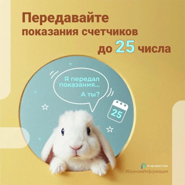 «Р-Энергия» напоминает рязанцам о необходимости передать показания счётчиков