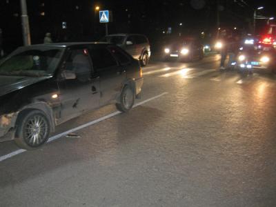 ВАЗ-2114 сбил женщину на пешеходном переходе в Канищево