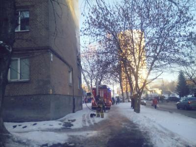 В Рязани на улице Гоголя горела квартира