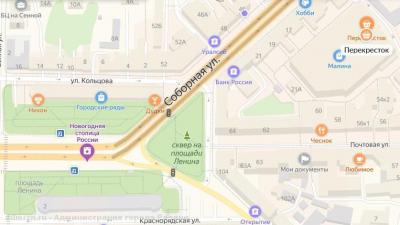 В Рязани 30 декабря закроют проезд за памятником Ленину