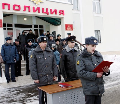 Пятнадцать рязанских полицейских приняли присягу
