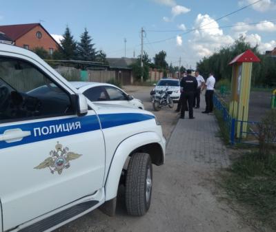 Полицейские остановили пьяного мотоциклиста с ребёнком в Рязани