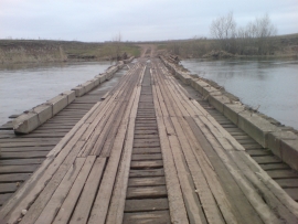 В Ряжском районе «всплыл» мост