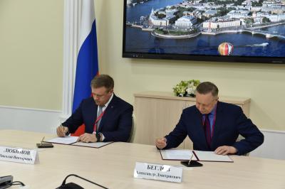 Подписано соглашение о сотрудничестве между Рязанской областью и Санкт-Петербургом