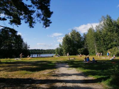 В Ласковском озере запретили купание