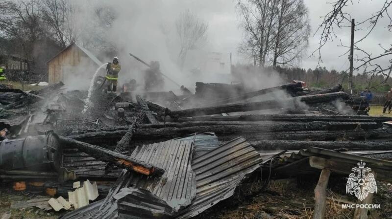 На пожаре в Чучковском округе погибла пенсионерка