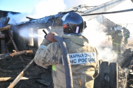 В Милославском районе сгорел склад