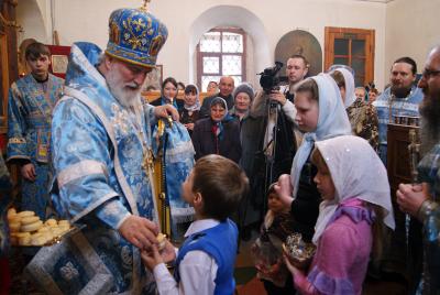 В Рязани совершили славление празднику Благовещения Пресвятой Богородицы