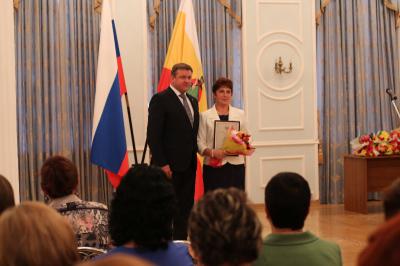 В правительстве Рязанской области прошёл торжественный приём ко Дню учителя