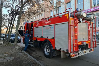 В Рязани случился пожар на улице Затинной