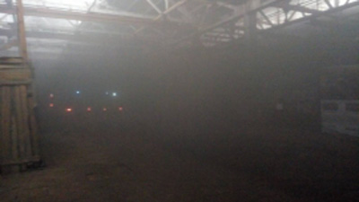 Огонь повредил имущество на улице Промышленной в Рязани