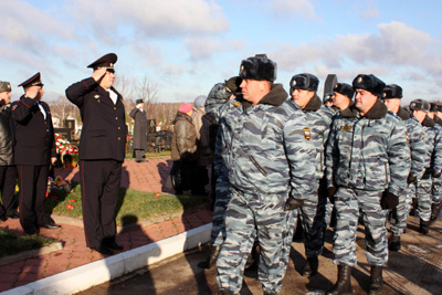 Рязанские полицейские почтили память погибших товарищей