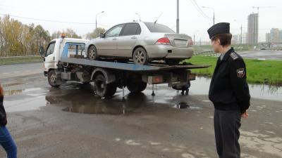 На «Солотчинском» посту ДПС арестовали ещё три автомобиля