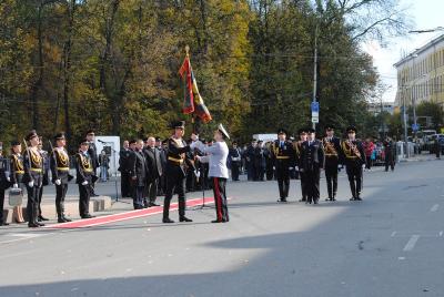 Рязанскому региональному управлению МВД России вручено знамя