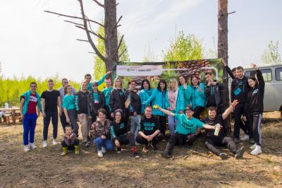 В Рязанской области Новые люди высадили новый лес