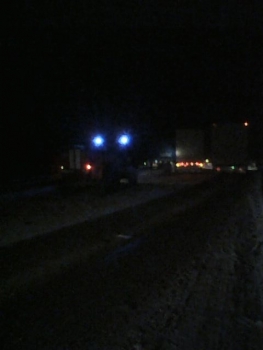 На рязанском участке М5 столкнулись три грузовика