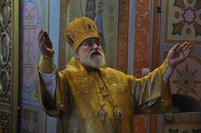 Архиепископ Рязанский и Касимовский Павел совершил славление и молитву перед образом святителя и чудотворца Николая