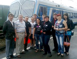 Рязанский студотряд проводников выехал к месту работы в Москву