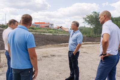 В Шилово начали строить набережную вдоль реки Оки