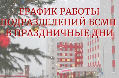 Рязанская БСМП рассказала о режиме работы в праздники