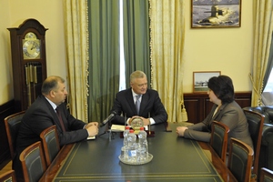 Олег Ковалёв встретился с вновь избранной главой администрации города Сасово