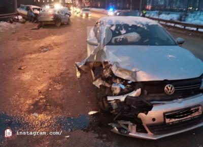 В серьёзной аварии на Окружной дороге Рязани пострадали три человека