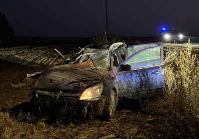 В Милославском районе погиб водитель Opel Astra, врезавшийся в опору ЛЭП