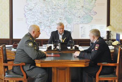 Олег Ковалёв пообщался с заместителем командующего Центральным округом войск Росгвардии