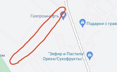 Рязанка пожаловалась на отсутствие пешеходной дорожки из Соколовки в Дашково-Песочню