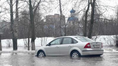 В Новомичуринске затопило почти все улицы